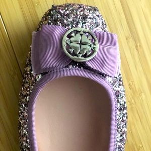 Brand new pink Kate spade glitter flat